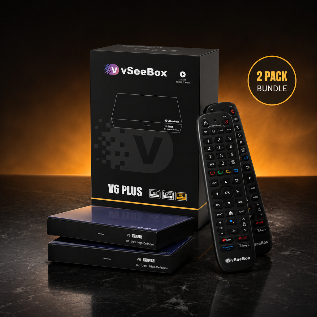 vSeeBox V6 Plus 2-Pack (Whole-Home Bundle)